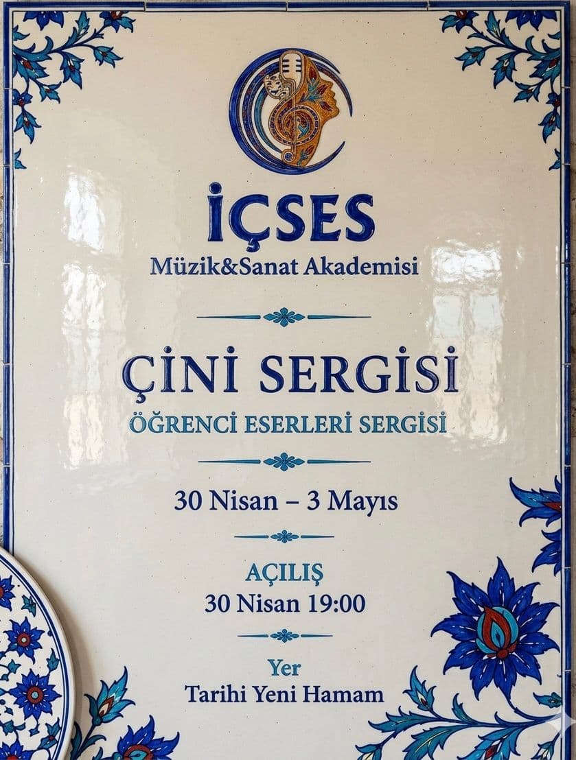 Tarihi Yeni Hamam’da Çini ve Müzik Buluşması